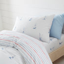 Sailing Boats Duvet Cover Set - Blue