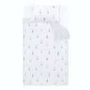 Sailing Boats Duvet Cover Set - Blue