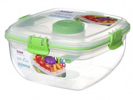 Salad To Go Box Clear / Coloured