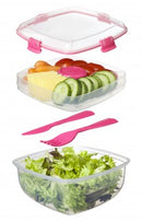 Salad To Go Box Clear / Coloured