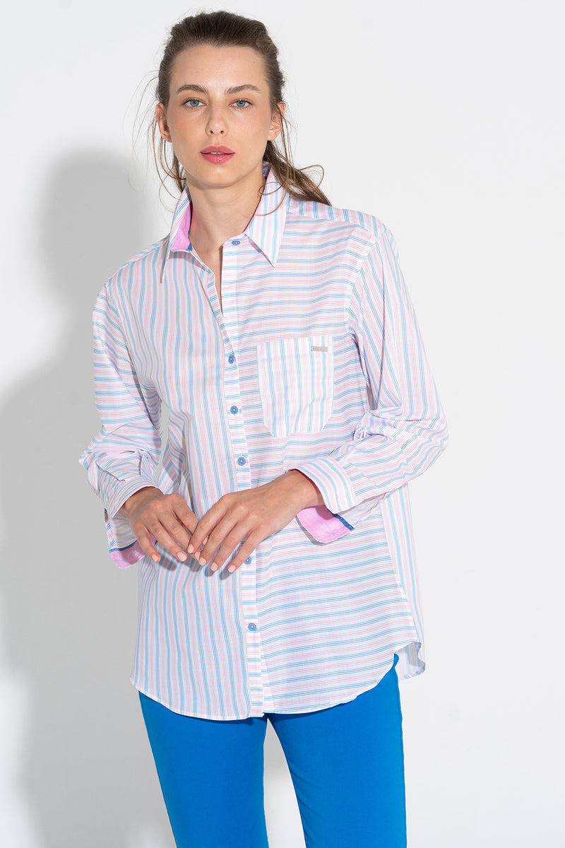 Salobrena Blouse - Light Blue