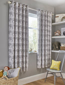 Elephant Trail Eyelet Curtains 66x72