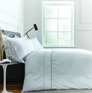 Ric Rac Egyptian Cotton Duvet Cover Set - White