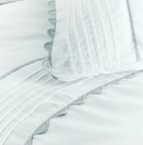 Ric Rac Egyptian Cotton Duvet Cover Set - White