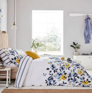 Galley Grade Floral Duvet Cover Set - Chalk