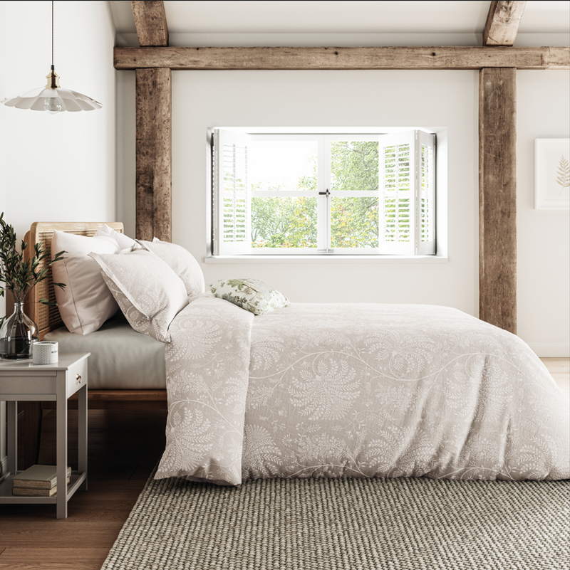 Mapperton Duvet Cover Set - Linen