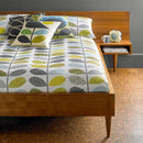 Scribble Stem Duvet Cover Seagrass