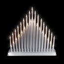 Silver Pipelight Candlebridge 33 LED - Warm White