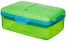 3965 Sistema Slimline Quaddie Lunch Box Assorted