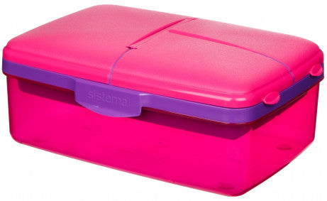 3965 Sistema Slimline Quaddie Lunch Box Assorted