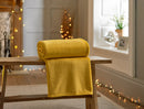 Snuggle Touch Throw 140x180cm - Mustard
