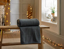 Snuggle Touch Throw 140x180cm - Charcoal