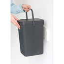 Sort  Go Waste Bin 12-Litre Grey