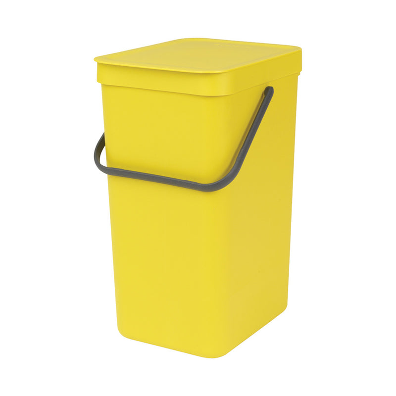 Sort  Go Waste Bin 16-Litre Yellow