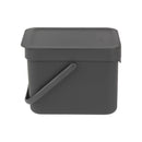 Sort  Go Waste Bin 6-Litre Grey