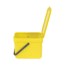 Sort  Go Waste Bin 6-Litre Yellow