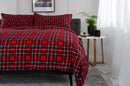 Royal Stewart Duvet Cover Set - Red