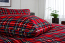 Royal Stewart Duvet Cover Set - Red