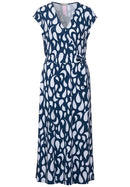 Midi Wrap Dress - Foggy Blue