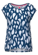 Printed Shirt - Foggy Blue