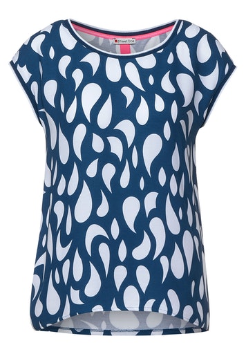 Printed Shirt - Foggy Blue