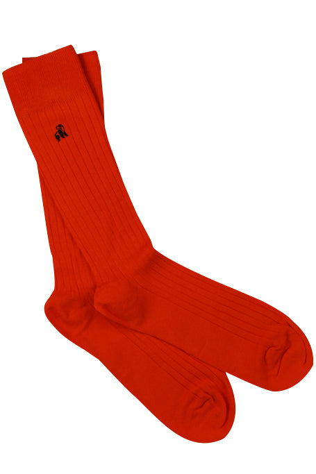 Ribbed Sock - Red