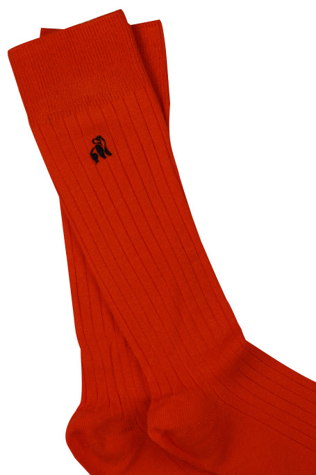 Ribbed Sock - Red