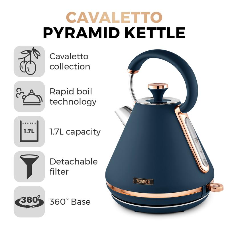 Cavaletto 1.7l Kettle - Blue
