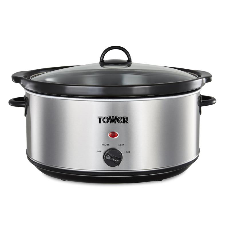 6.5 Litre Stainless Steel Slow Cooker
