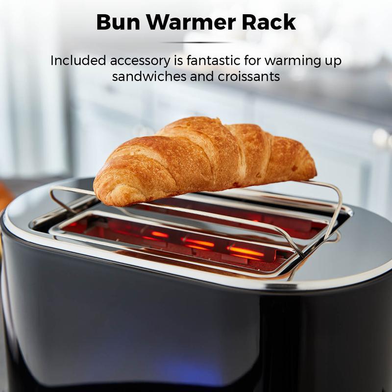 Belle 2 Slice Toaster  - Black