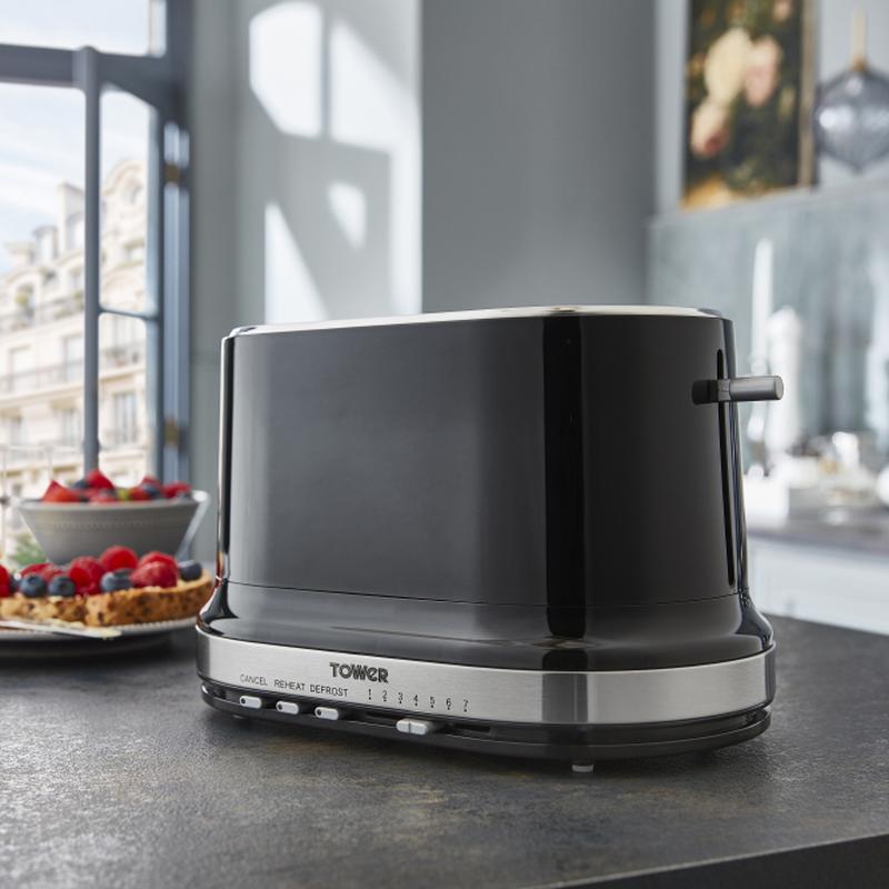 Belle 2 Slice Toaster  - Black