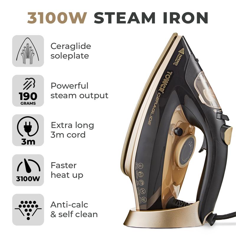 Ceraglide Steam Iron 3100w