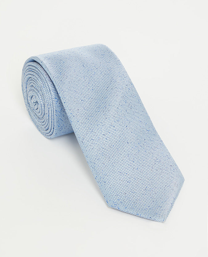 Silk Tie - Light Blue Grey