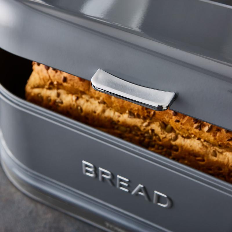 Belle Bread Bin - Grey