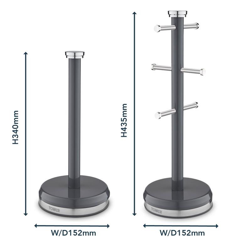 Belle Mug Tree And Towel Holder Set