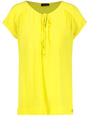Short Sleeve Blouse - Lemon