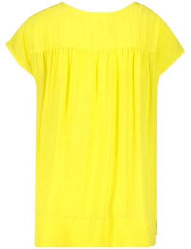 Short Sleeve Blouse - Lemon