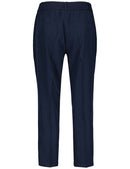 Sorbet Splash Crop Trouser - Navy