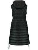 Sleeveless Long Gilet - Black