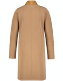 Retro Perspective Long Coat - Toffee