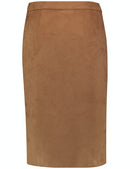 Retro Perspective Skirt - Brown