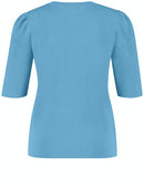 Black Addict Short Sleeve Crew Knit - Blue