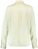 Retro Perspective Blouse - Winter White