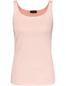 Jardin Tropical Strap Vest Top - Flushed Rose