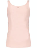 Jardin Tropical Strap Vest Top - Flushed Rose