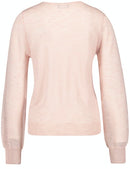 Jardin Tropical Crew Neck Jumper - Flushed Rose