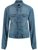 Jardin Tropical Denim Jacket - Blue Denim