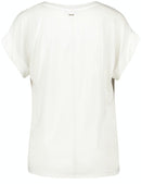 Botanical Explorer V-Neck T-shirt - Sandstone