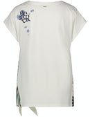 Jardin Tropical Round Neck T-shirt - Off White