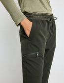 The Great Escape Crop Trouser - Moss Green
